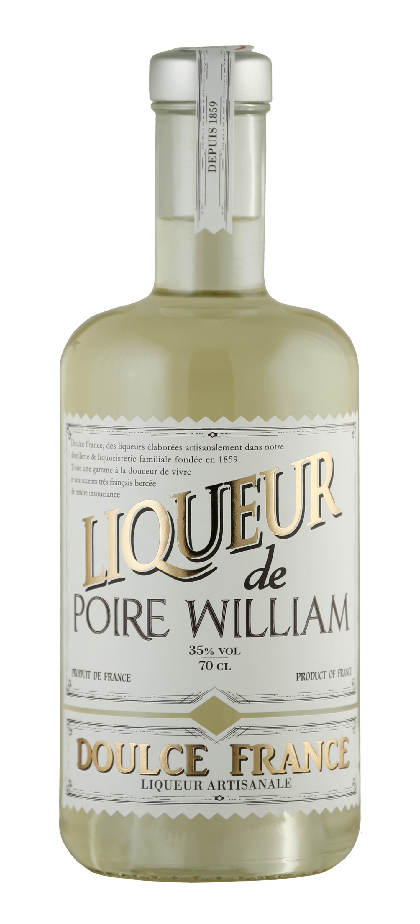 Liqueur de Poire William 35% 70cl - Distillerie Paul Devoille