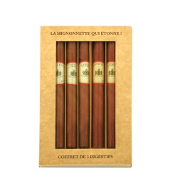 Coffret de 5 cigares assortis 5 x 3cl